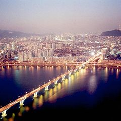 photo "Seoul...slipping into the night"