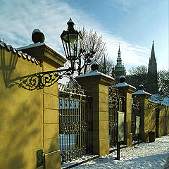 photo "Along a fence of the Royal garden …"