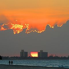 photo "Sunset tropical & clouds"