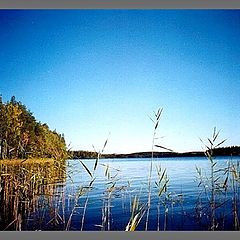 photo "Blue sky end water. Oreh lake"