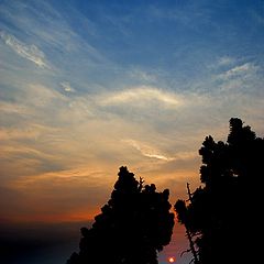 photo "Sunrise on White Salan mounts"