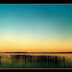 photo "Sunset. Lijm lake"