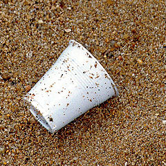 photo "Glass on the sand"