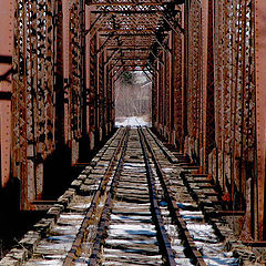фото "Abandon railroad bridge"