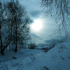 photo "Snow-covered hill"