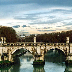фото "Мост Ангелов в Риме"