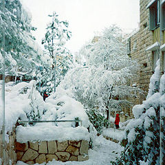 photo "Snow to the Jerusalem."