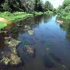 photo "River landscape with having a rest"