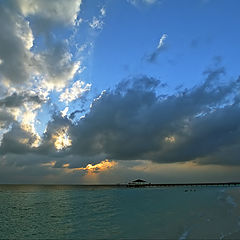 photo "Maldivian sunset - The first day"