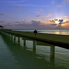 photo "Maldivian sunset - The third day"