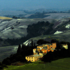 photo "Farmer houses in tuscany"