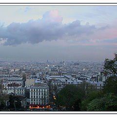 фото "Вид на вечерний Париж"