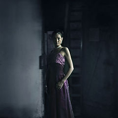 фото "her purple dress"