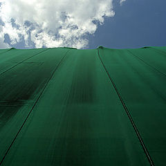 фото "Зеленый, синий и облака"