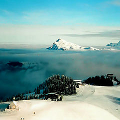 photo "A way into the clouds. Spusk v oblaka"