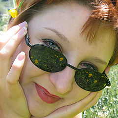 photo "Vica in dandelions"