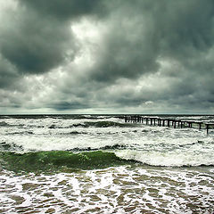 photo "Waves of bottle color."