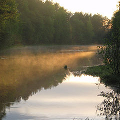 photo "Sunset on the river after a rain"