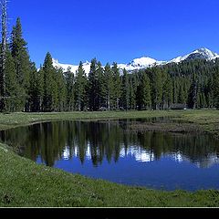 фото "A View of Mountains in Yosemite"