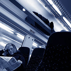photo "Girl on a train"