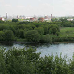 фото "Панорама Москвы у села Коломенского"