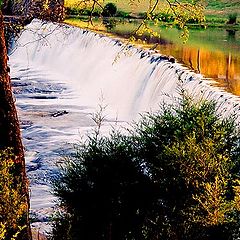 фото "Water falls on South Fork River:  Carlton, Ga."