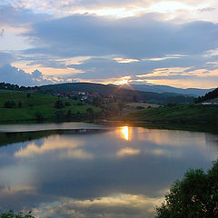 photo "Evening on lake"