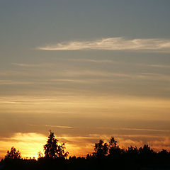 photo "Fire of sunset"