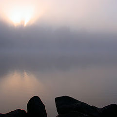 photo "Foggy dawn on the channel"