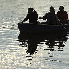 фото "Трое в лодке"