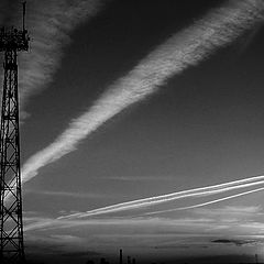 photo "And planes fly somewhere on the south"