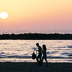 photo "Meeting on the sunset"