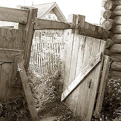 фото "деревенская дверь"
