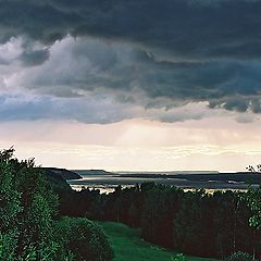 photo "before the thunderstorm at Volga"