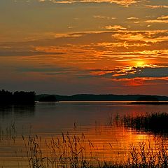 фото "Sunset on Lake Saimaa"