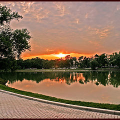 photo "Sunset lake"