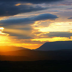 photo "Sunset over muckish mountain"