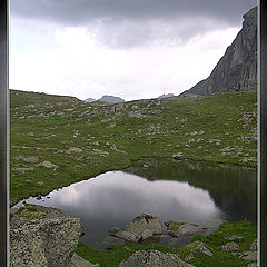 photo "Dark clouds over the dark waters"