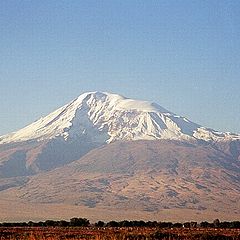 photo "The big ARARAT in beams of the scorching sun!"