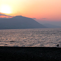 photo "Swimming with Sunset!!"