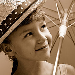 photo "Portrait with a umbrella"