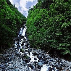 фото "Абхазия "Молочный водопад""