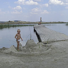 photo "Sand-building master"