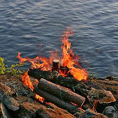 photo "Rocks,Water & Fire"