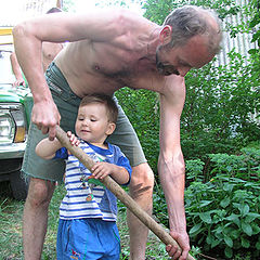 photo "In the help to the Grandfather!"