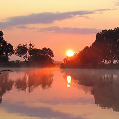 photo "Dawning on lake - 2"