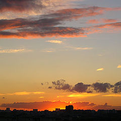 photo "Kind from a balcony. A sunset."