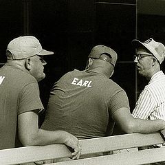 photo "Calvin, Earl and his Friend; BW"