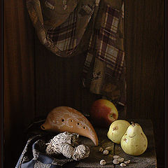 photo "Okarina and yellow pears"