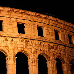 photo "Pula`s arena in the night"